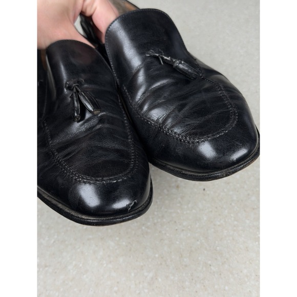 Salvatore Ferragamo Tassel Kiltie Loafers Men\'s 9 D Leather Dress Shoes main image 10